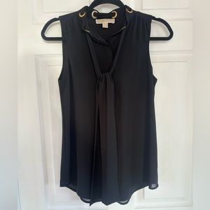 Michael Kors button-up sleeveless shirt